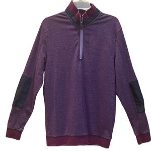 Bugatchi Pullover Quarter Zip Sweater